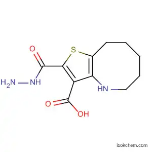 Molecular Structure of 61172-85-8 (Thieno[3,2-b]azocine-3-carboxylic acid, 4,5,6,7,8,9-hexahydro-,
hydrazide)