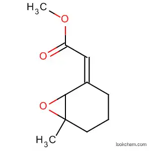 Molecular Structure of 61173-65-7 (Acetic acid, (6-methyl-7-oxabicyclo[4.1.0]hept-2-ylidene)-, methyl ester,
(Z)-)
