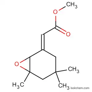 Molecular Structure of 61173-72-6 (Acetic acid, (4,4,6-trimethyl-7-oxabicyclo[4.1.0]hept-2-ylidene)-, methyl
ester, (E)-)
