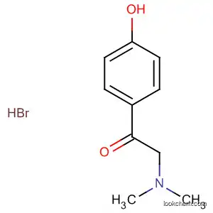 Molecular Structure of 61186-13-8 (Ethanone, 2-(dimethylamino)-1-(4-hydroxyphenyl)-, hydrobromide)