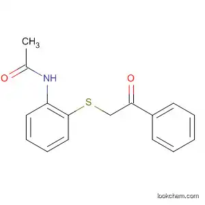 Molecular Structure of 61189-23-9 (Acetamide, N-[2-[(2-oxo-2-phenylethyl)thio]phenyl]-)
