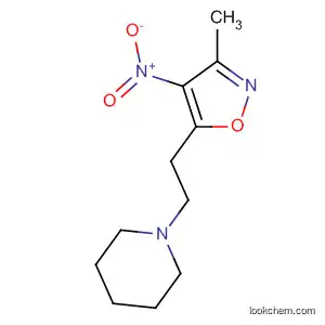 Molecular Structure of 61189-45-5 (Piperidine, 1-[2-(3-methyl-4-nitro-5-isoxazolyl)ethyl]-)