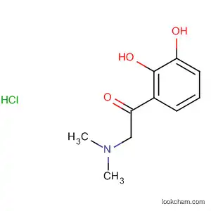Molecular Structure of 61189-77-3 (Ethanone, 1-(dihydroxyphenyl)-2-(dimethylamino)-, hydrochloride)