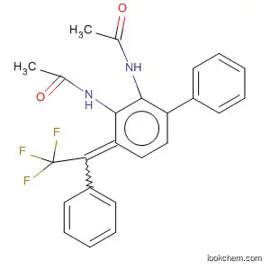 Molecular Structure of 61204-12-4 (Acetamide,
N,N'-[(2,2,2-trifluoro-1-phenylethylidene)di-4,1-phenylene]bis-)