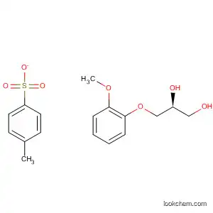Molecular Structure of 61248-87-1 (1,2-Propanediol, 3-(2-methoxyphenoxy)-,
1-(4-methylbenzenesulfonate), (S)-)
