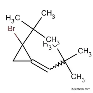 Molecular Structure of 61255-46-7 (Cyclopropene, bromo(1,1-dimethylethyl)(2,2-dimethylpropylidene)-, (E)-)