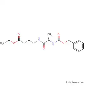 Molecular Structure of 61265-88-1 (Butanoic acid,
4-[[1-oxo-2-[[(phenylmethoxy)carbonyl]amino]propyl]amino]-, ethyl ester,
(S)-)