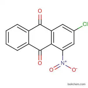 Molecular Structure of 61266-23-7 (9,10-Anthracenedione, 3-chloro-1-nitro-)