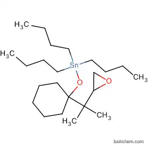 Molecular Structure of 61266-47-5 (Stannane, tributyl[[1-(1-methyl-1-oxiranylethyl)cyclohexyl]oxy]-)