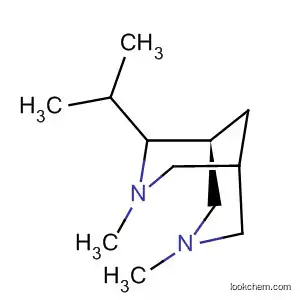 Molecular Structure of 61267-77-4 (3,7-Diazabicyclo[3.3.1]nonane, 3,7-dimethyl-2-(1-methylethyl)-, exo-)
