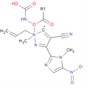 Carbamic acid, [4-cyano-1-methyl-3-(1-methyl-5-nitro-1H-imidazol-2-yl)-1H-pyrazol-5-yl]-, 2-propenyl ester