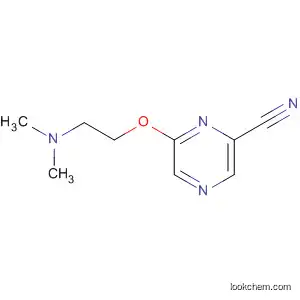 Molecular Structure of 61274-86-0 (Pyrazinecarbonitrile, 6-[2-(dimethylamino)ethoxy]-)