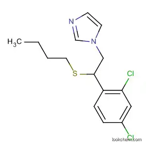 Molecular Structure of 61276-63-9 (1H-Imidazole, 1-[2-(butylthio)-2-(2,4-dichlorophenyl)ethyl]-)