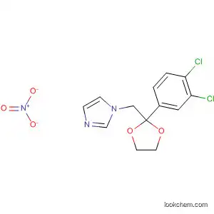 Molecular Structure of 61276-66-2 (1H-Imidazole, 1-[[2-(3,4-dichlorophenyl)-1,3-dioxolan-2-yl]methyl]-,
mononitrate)