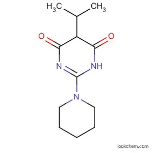 4,6(1H,5H)-Pyrimidinedione, 5-(1-methylethyl)-2-(1-piperidinyl)-