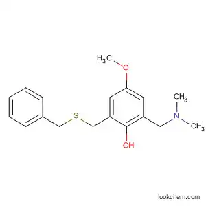 Phenol,
2-[(dimethylamino)methyl]-4-methoxy-6-[[(phenylmethyl)thio]methyl]-