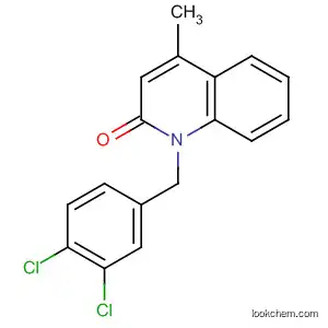 Molecular Structure of 61297-75-4 (1-(3,4-dichlorobenzyl)-4-methyl-2(1H)-quinolinone)