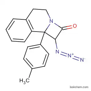 Molecular Structure of 61298-45-1 (2H-Azeto[2,1-a]isoquinolin-2-one,
1-azido-1,4,5,9b-tetrahydro-9b-(4-methylphenyl)-)