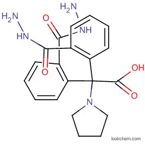 Molecular Structure of 61299-15-8 (1-Pyrrolidineacetic acid, 2,2-diphenylhydrazide)