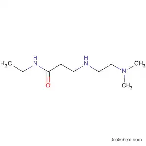 Molecular Structure of 61322-02-9 (Propanamide, 3-[[2-(dimethylamino)ethyl]amino]-N-ethyl-)