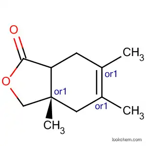 Molecular Structure of 61328-61-8 (1(3H)-Isobenzofuranone, 3a,4,7,7a-tetrahydro-3a,5,6-trimethyl-, trans-)