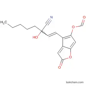 Molecular Structure of 61354-55-0 (Heptanenitrile,
2-[2-[5-(formyloxy)hexahydro-2-oxo-2H-cyclopenta[b]furan-4-yl]ethenyl]-
2-hydroxy-)