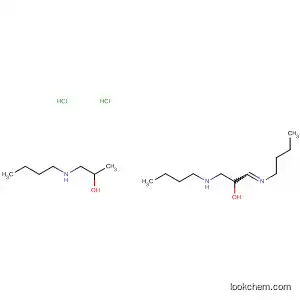 Molecular Structure of 61363-23-3 (2-Propanol, 1,1'-(butylimino)bis[3-(butylamino)-, monohydrochloride)