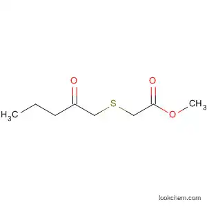 Molecular Structure of 61363-64-2 (Acetic acid, [(2-oxopentyl)thio]-, methyl ester)