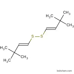 Molecular Structure of 61363-89-1 (Disulfide, bis(3,3-dimethyl-1-butenyl), (E,E)-)