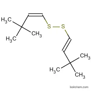 Molecular Structure of 61363-90-4 (Disulfide, bis(3,3-dimethyl-1-butenyl), (E,Z)-)