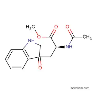 Molecular Structure of 61364-27-0 (Tryptophan, N-acetyl-b-oxo-, methyl ester)