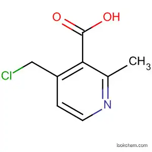 Molecular Structure of 61384-14-3 (3-Pyridinecarboxylic acid, 4-(chloromethyl)-2-methyl-)