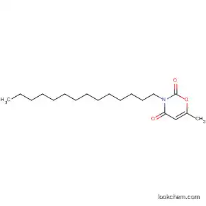Molecular Structure of 61386-77-4 (2H-1,3-Oxazine-2,4(3H)-dione, 6-methyl-3-tetradecyl-)