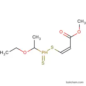 Molecular Structure of 61401-27-2 (2-Propenoic acid, 3-[(ethoxyethylphosphinothioyl)thio]-, methyl ester,
(Z)-)