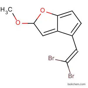 Molecular Structure of 61401-34-1 (2H-Cyclopenta[b]furan, 4-(2,2-dibromoethenyl)hexahydro-2-methoxy-)