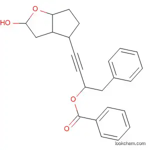 Molecular Structure of 61401-38-5 (2H-Cyclopenta[b]furan-2-ol,
4-[3-(benzoyloxy)-4-phenyl-1-butynyl]hexahydro-)