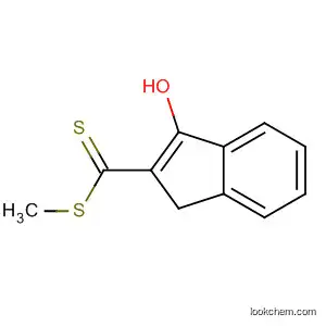 Molecular Structure of 61402-26-4 (1H-Indene-2-carbodithioic acid, 3-hydroxy-, methyl ester)