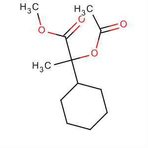 Cyclohexaneacetic acid, 2-(acetyloxy)-2-methyl-, methyl ester, trans-