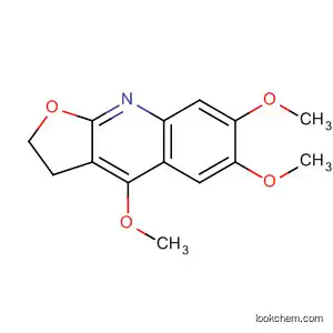 Molecular Structure of 61402-58-2 (Furo[2,3-b]quinoline, 2,3-dihydro-4,6,7-trimethoxy-)
