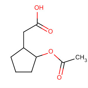 Cyclopentaneacetic acid, 2-(acetyloxy)-, trans-