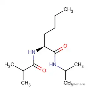Molecular Structure of 61429-95-6 (Hexanamide, N-(1-methylethyl)-2-[(2-methyl-1-oxopropyl)amino]-, (S)-)