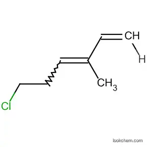 Molecular Structure of 61432-63-1 (1,3-Hexadiene, 6-chloro-3-methyl-, (Z)-)