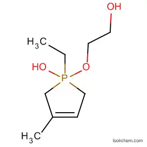 Molecular Structure of 61441-48-3 (Ethanol,
2-[(1-ethyl-1,1,2,5-tetrahydro-1-hydroxy-3-methyl-1H-phosphol-1-yl)oxy]-)