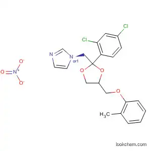 Molecular Structure of 61441-64-3 (1H-Imidazole,
1-[[2-(2,4-dichlorophenyl)-4-[(2-methylphenoxy)methyl]-1,3-dioxolan-2-yl
]methyl]-, trans-, mononitrate)