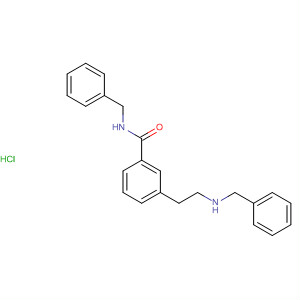 Benzamide, N-(phenylmethyl)-3-[2-[(phenylmethyl)amino]ethyl]-,  monohydrochloride