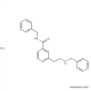 Molecular Structure of 61441-90-5 (Benzamide, N-(phenylmethyl)-3-[2-[(phenylmethyl)amino]ethyl]-,
monohydrochloride)