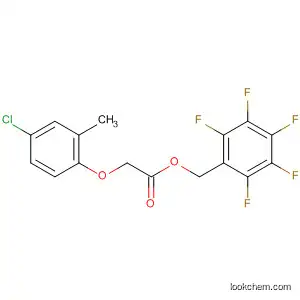 Molecular Structure of 61443-55-8 (Acetic acid, (4-chloro-2-methylphenoxy)-, (pentafluorophenyl)methyl
ester)