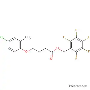 Molecular Structure of 61443-56-9 (Butanoic acid, 4-(4-chloro-2-methylphenoxy)-,
(pentafluorophenyl)methyl ester)
