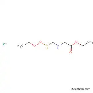 Molecular Structure of 61443-88-7 (Glycine, N-[(ethoxyhydroxyphosphinyl)methyl]-, 1-ethyl ester,
monopotassium salt)