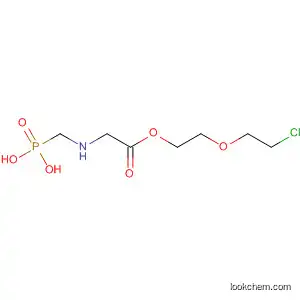 Molecular Structure of 61443-89-8 (Glycine, N-(phosphonomethyl)-, 1-[2-(2-chloroethoxy)ethyl] ester)